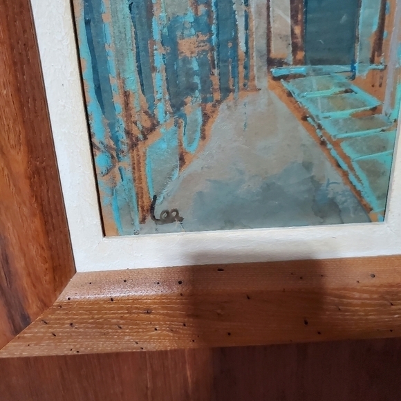 Parker Lee Artist Vintage Original Framed Painting - Picture 3 of 11